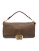 Fendi Leather Selleria Baguette Large