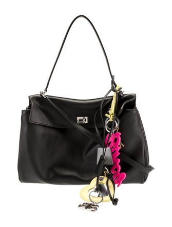 Balenciaga Leather Top Handle Bag Medium