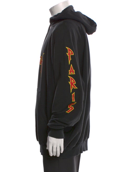 Balenciaga 2021 Graphic Print Hoodie