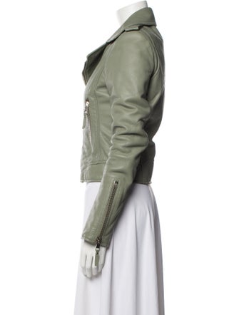 Balenciaga 2012 Lamb Leather Biker Biker Jacket