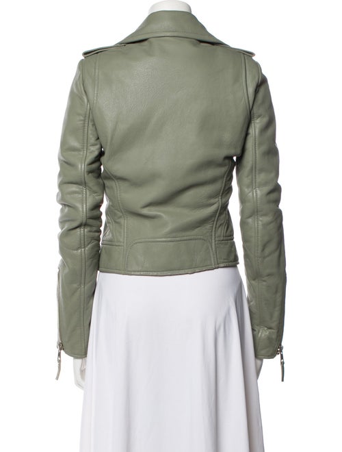 Balenciaga 2012 Lamb Leather Biker Biker Jacket