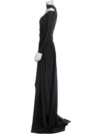 Balenciaga 2020 Mock Neck Crop Top