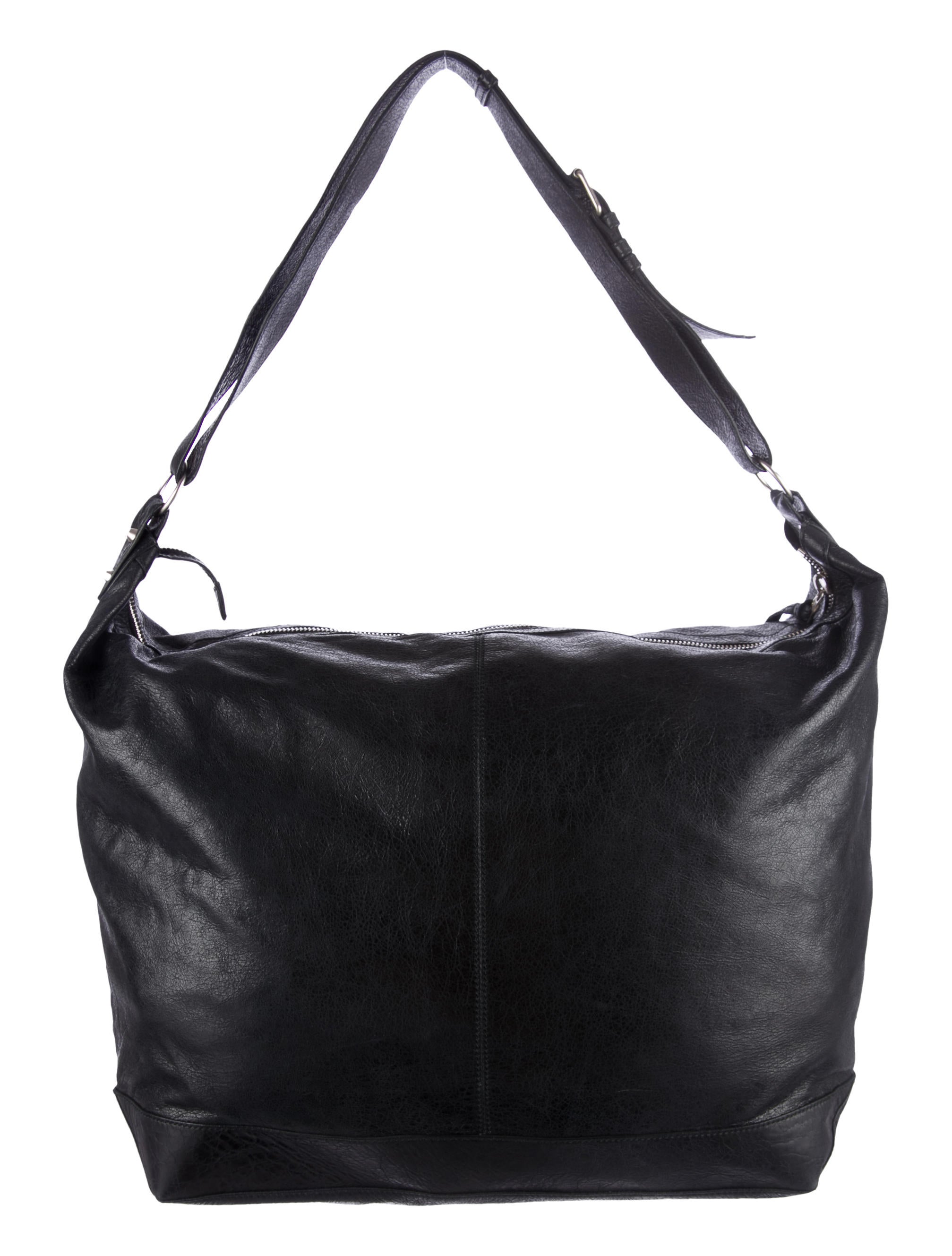 Balenciaga Courier XL Bag - Black Shoulder Bags, Handbags