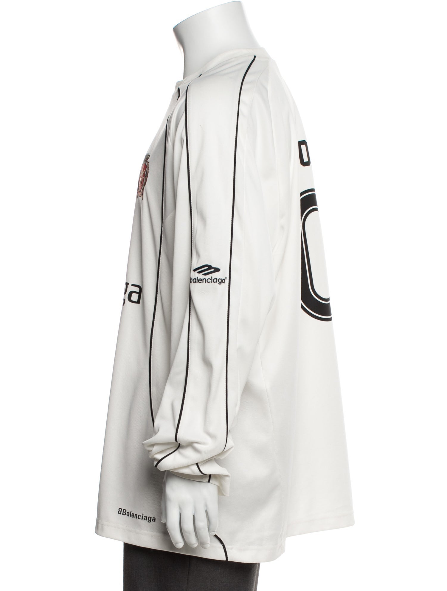 Balenciaga 2023 Soccer Jersey T-Shirt - Neutrals T-Shirts