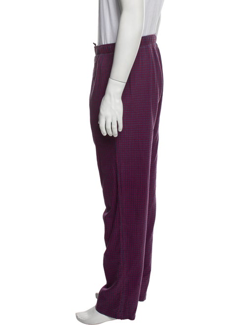 Balenciaga 2018-2019 Plaid Print Lounge Bottoms