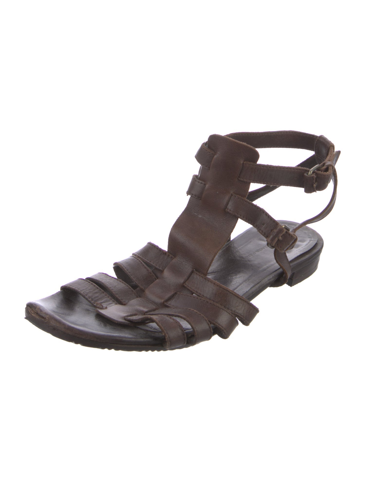 Balenciaga Leather Gladiator Sandals