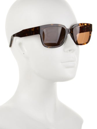 Balenciaga Square Tinted Sunglasses