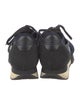 Balenciaga Leather Mesh Accents Athletic Sneakers