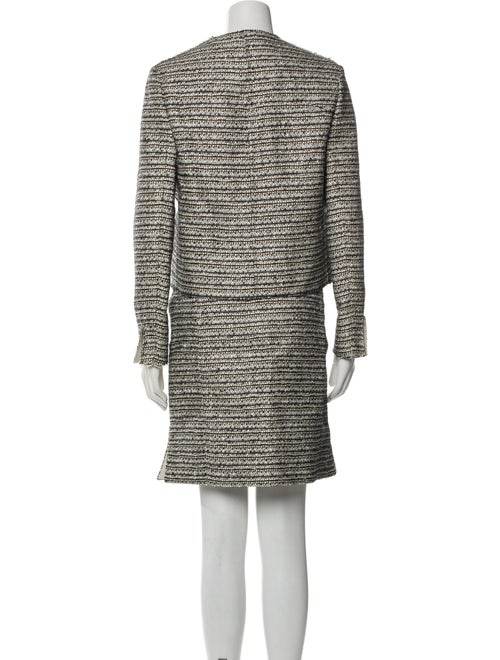 Balenciaga 2012 Tweed Pattern Skirt Suit