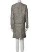 Balenciaga 2012 Tweed Pattern Skirt Suit