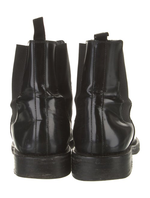Balenciaga Patent Leather Chelsea Boots