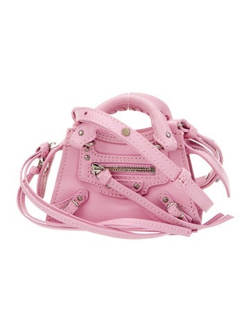 Balenciaga Mini Bags Leather Bucket Bag Nano