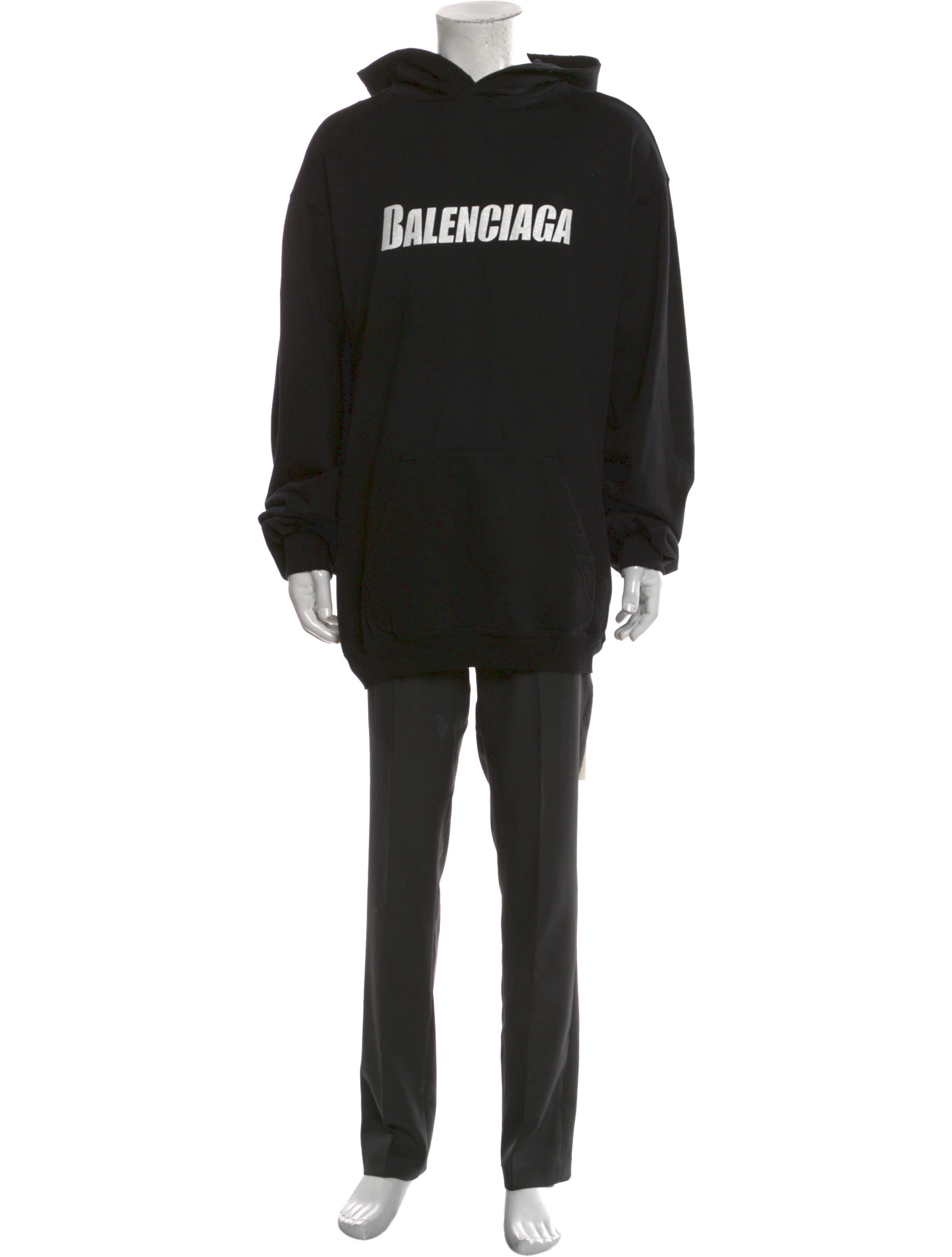 Balenciaga 2022 Graphic Print Hoodie