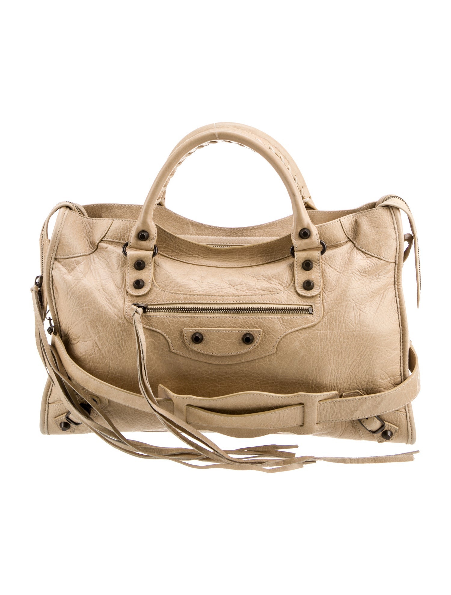 Balenciaga Leather Motocross Classic City