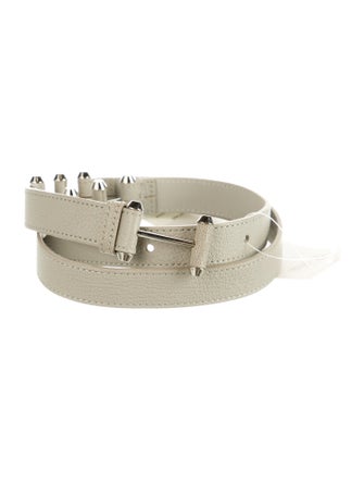 Balenciaga Skinny Leather Waist Belt