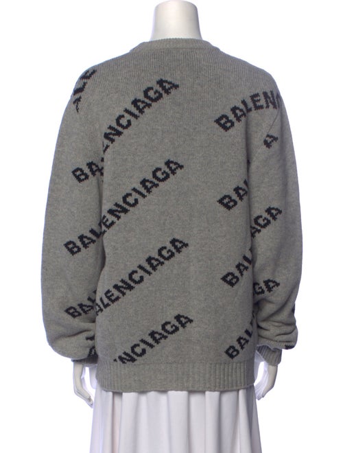 Balenciaga 2018 Logo Knit Sweater