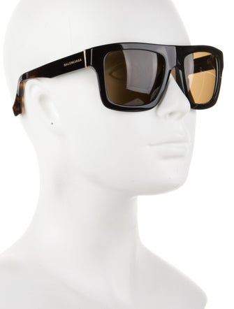 Balenciaga Square Tinted Sunglasses