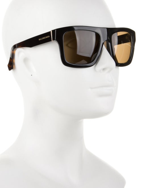 Balenciaga Square Tinted Sunglasses