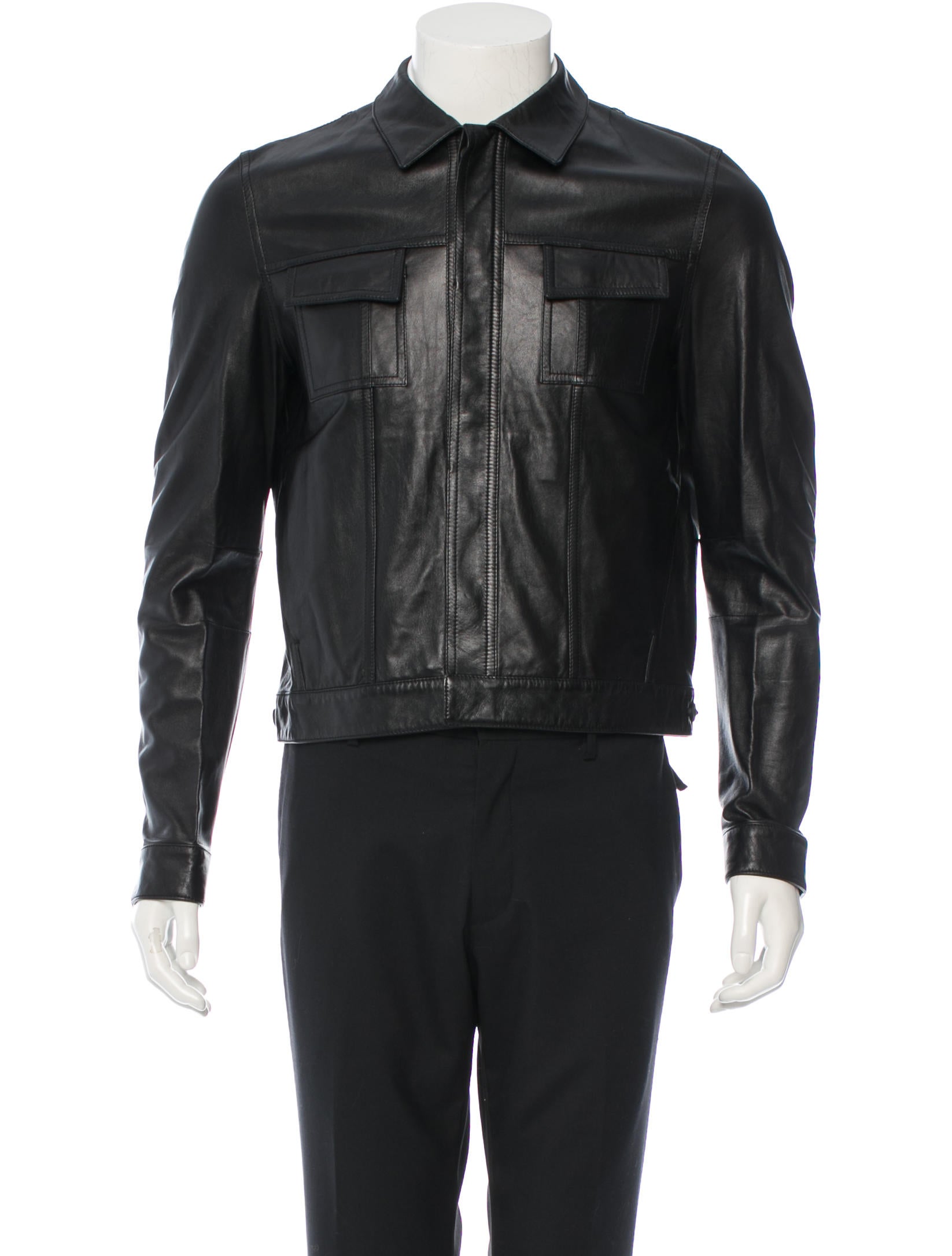 Balenciaga Leather Jacket Clothing Bal31157 The Realreal Men Clothing Balenciaga Leather Jacket