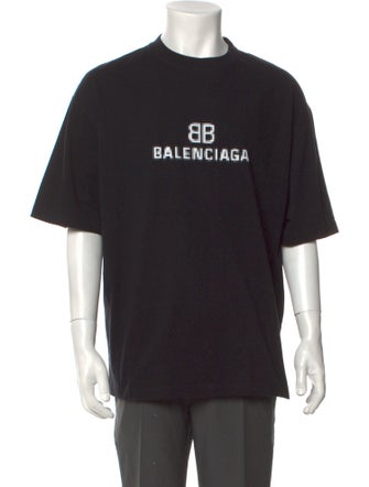 Balenciaga 2021 Pixel Logo T-Shirt