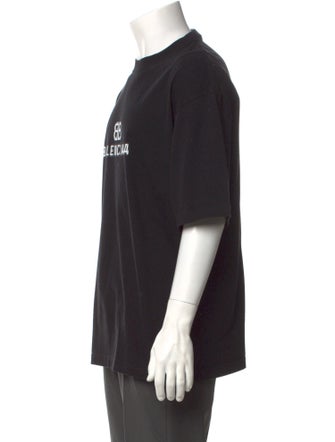 Balenciaga 2021 Pixel Logo T-Shirt