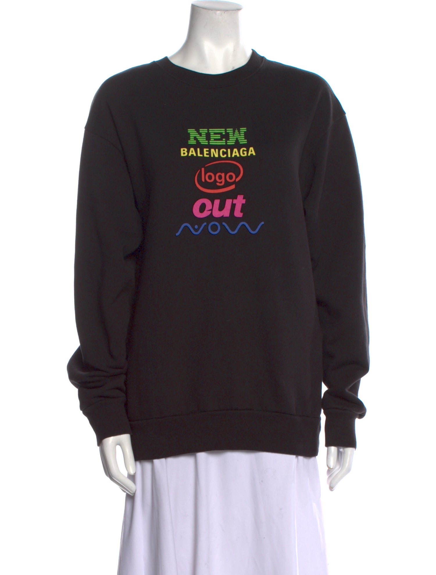 Balenciaga 2017 Graphic Print Sweatshirt