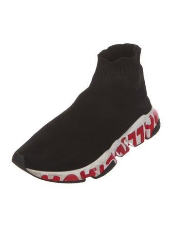 Balenciaga Speed Trainer 'Graffiti' Sock Sneakers