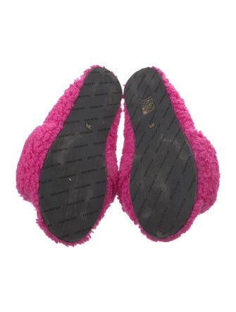 Balenciaga Shearling Slides