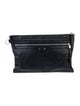 Balenciaga Leather Navy Clip L