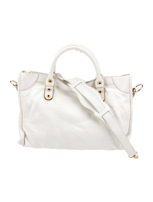 Balenciaga Leather Motocross City Metallic Edge