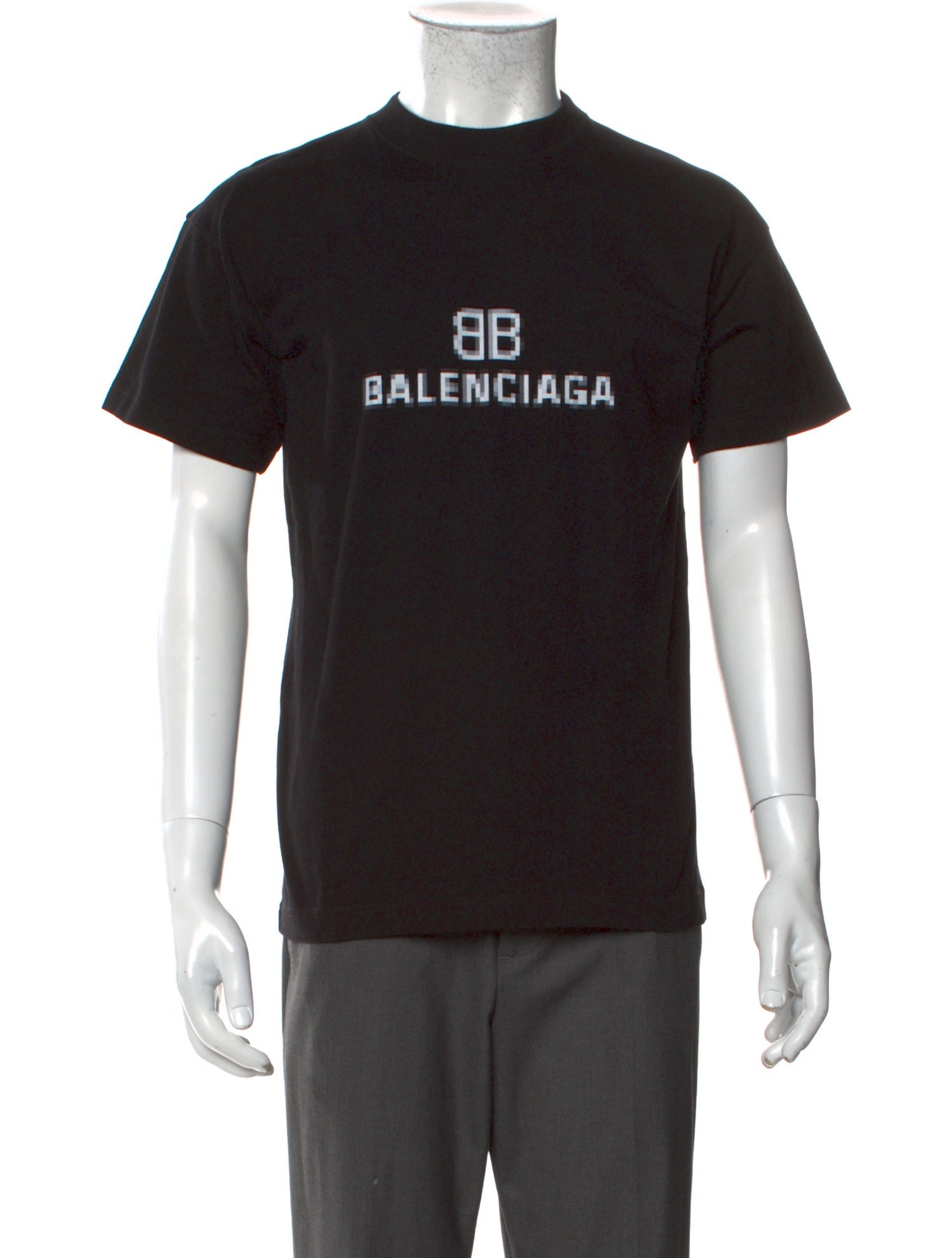 BALENCIAGA  Tシャツ Balenciaga 2022 Pixel T-Shirt w/ Tags - Black T-Shirts