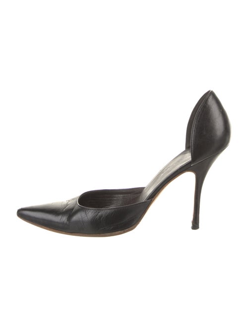 Balenciaga Leather D'Orsay Pumps