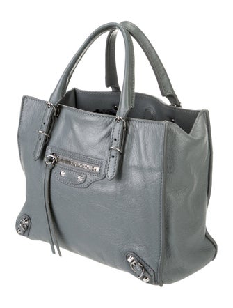 Balenciaga Leather Papier A4 Mini