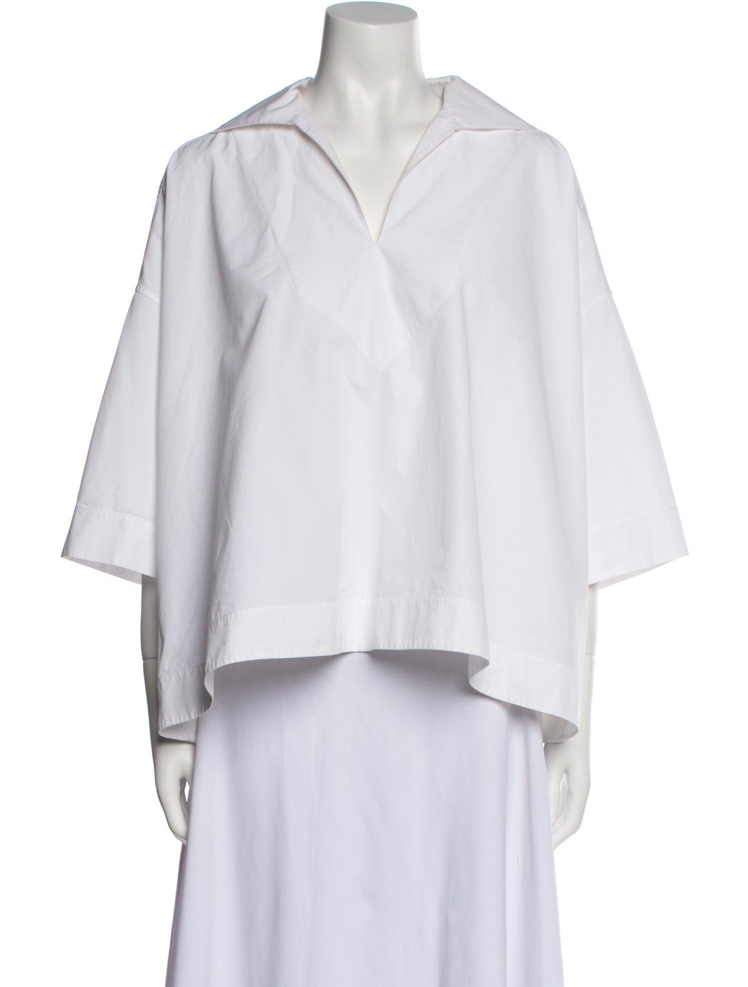 Balenciaga 2017 V-Neck Blouse