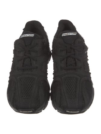 Balenciaga Printed Mesh Accents Sneakers
