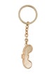 Balenciaga Leather-Trimmed Bow Keychain