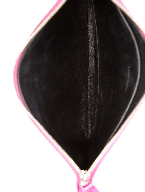 Balenciaga Leather everyday logo clutch