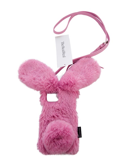 Balenciaga Faux Fur Bunny iPhone Case