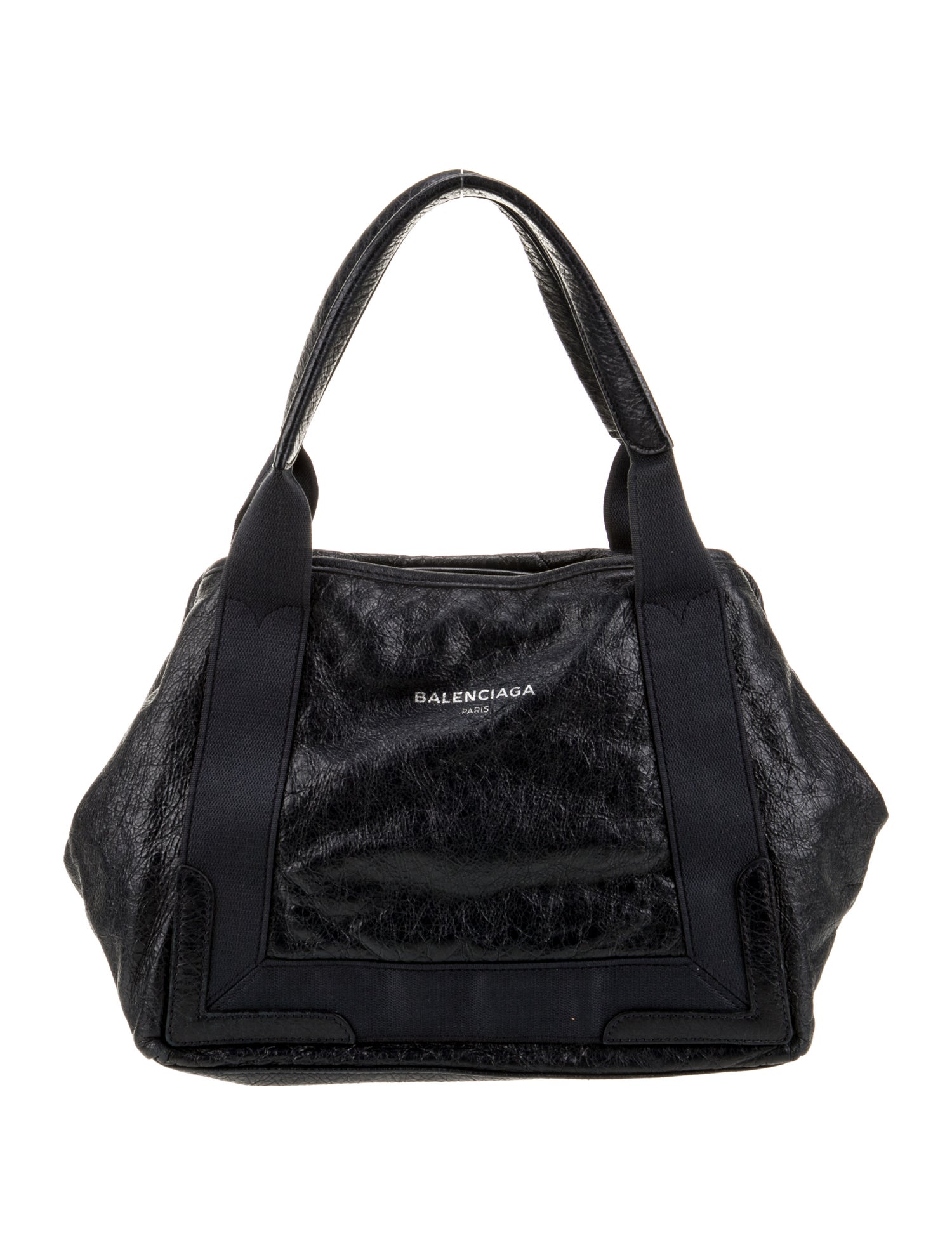 Balenciaga Leather Navy Small