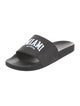 Balenciaga Rubber Graphic Print Slides