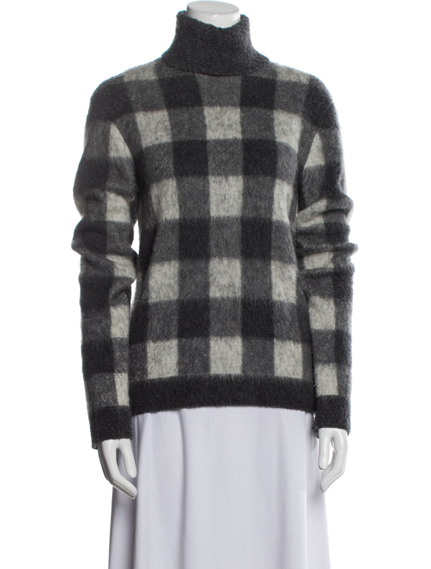 Balenciaga 2016 Plaid Print Sweater
