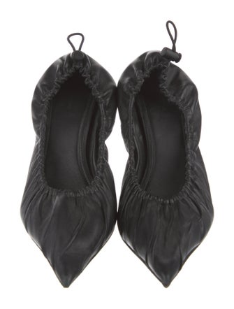 Balenciaga Leather Slingback Pumps