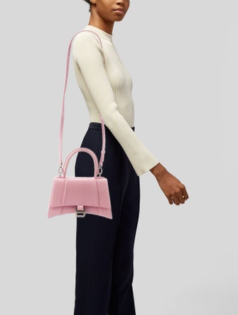 Balenciaga Embossed Leather Top Handle Bag