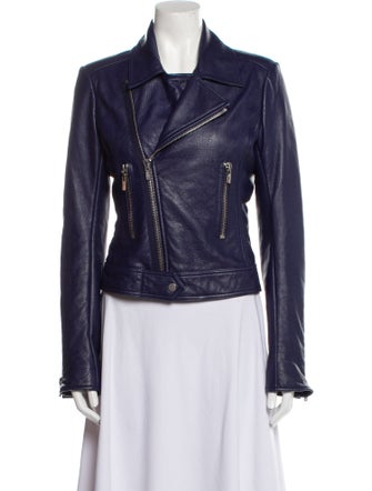 Balenciaga 2014 Lamb Leather Biker Jacket