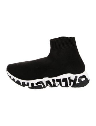 Balenciaga Speed Trainer Graffiti Sock Sneakers