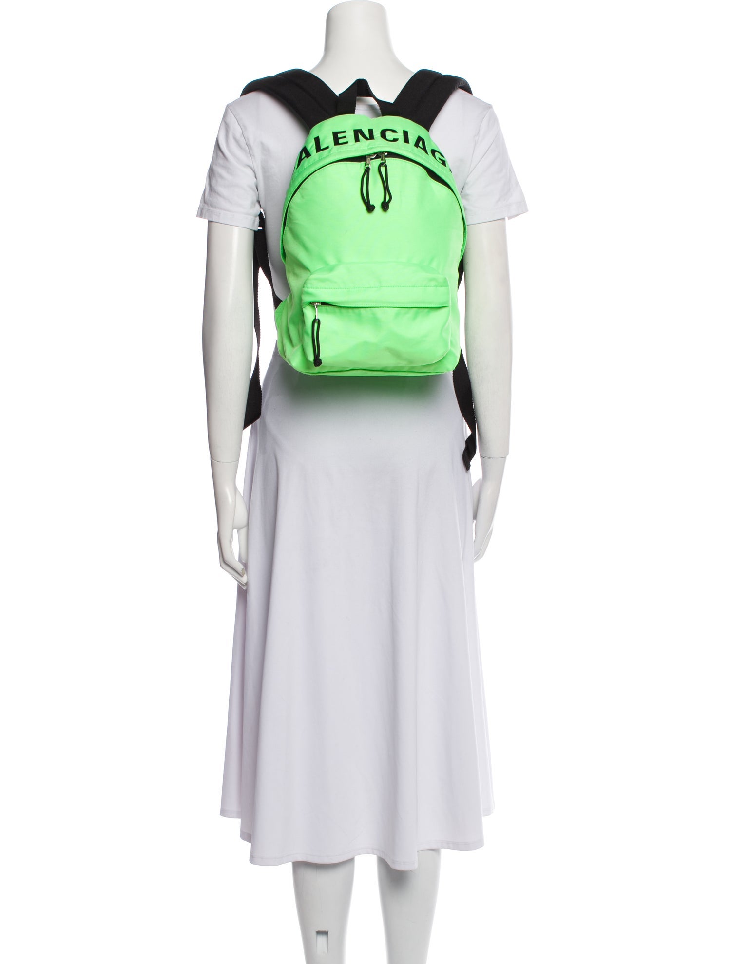 Balenciaga Demna‎ Gvasalia Green Canvas Graphic Print Backpack May the FORCE be with you✨ @balenciaga @demna @gucci  main image 3