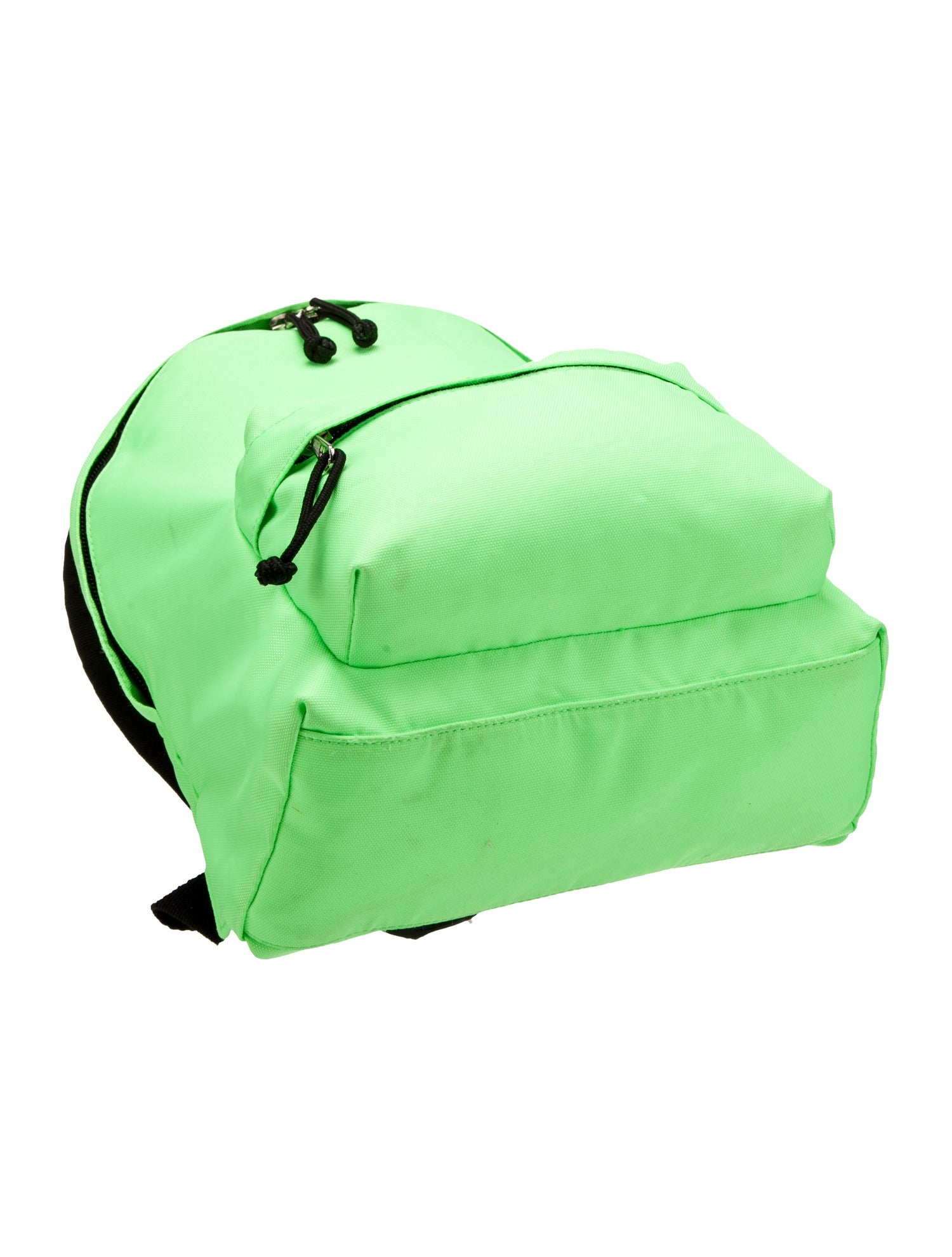 Balenciaga Demna Gvasalia Green Canvas Graphic Print Backpack‎ display picture 2