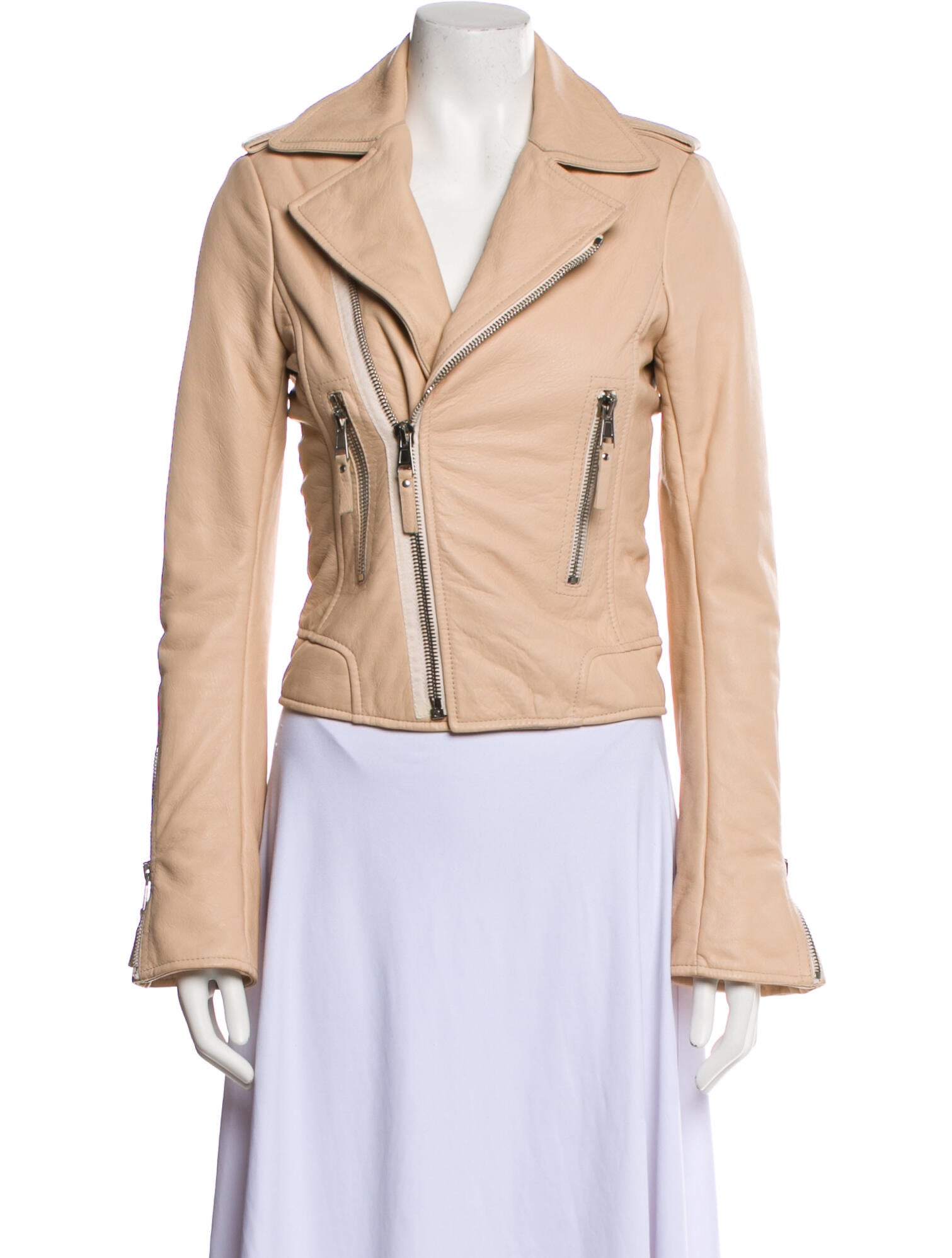 Balenciaga 2012 Lamb Leather Biker Jacket