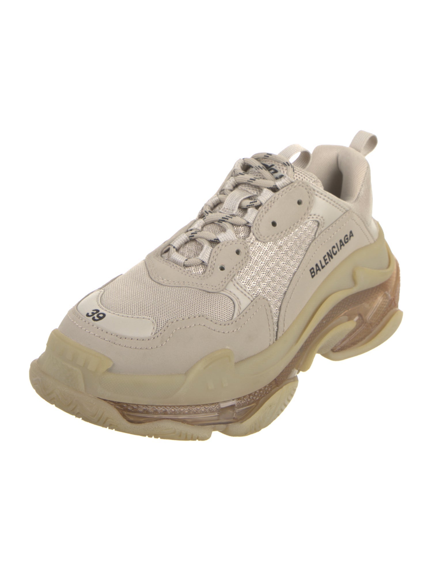 Balenciaga Triple S Clear Sole Chunky Sneakers