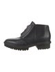 Balenciaga Leather Lace-Up Boots